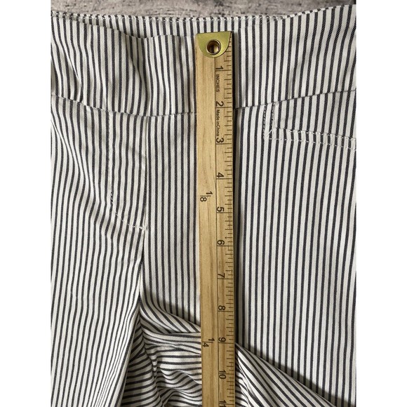 Lila Rose Shorts Womens Size Large Striped Bermuda Pull On Mid Rise Stretchy - Picture 6 of 9